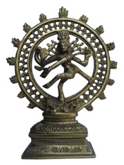 アジアン雑貨　SIV-5 ネパール仏像　ナタラージャ(ダンシング・シヴァ)