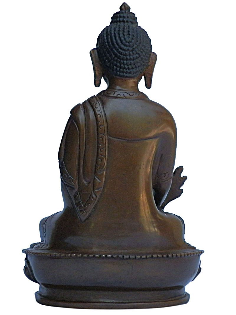 アジアン雑貨　BS-10 ネパール仏像(薬師如来像)