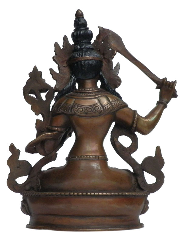 アジアン雑貨　BS-15 ネパール仏像（文殊菩薩像）