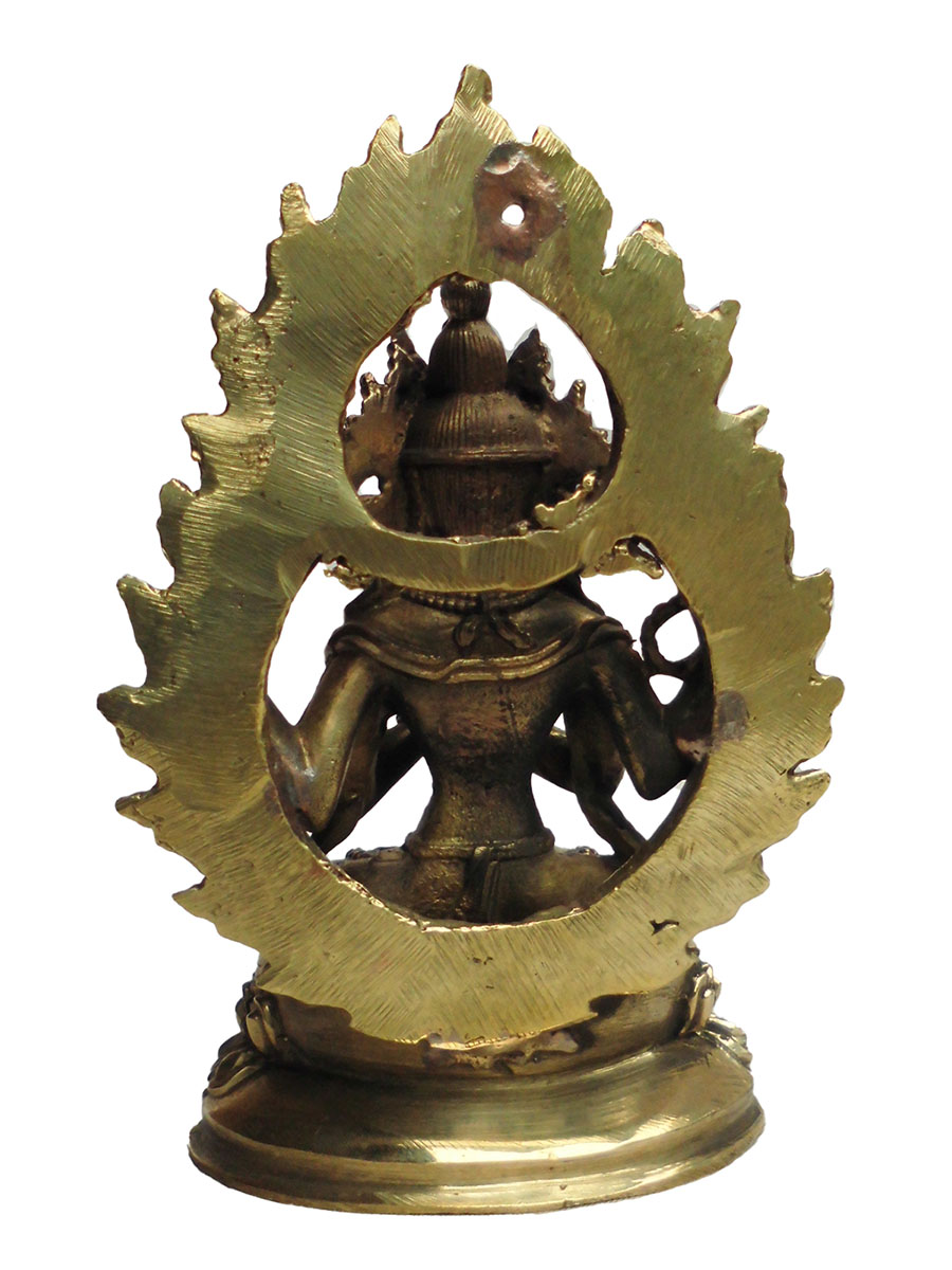 アジアン雑貨　BS-34 ネパール仏像　レッドターラー像