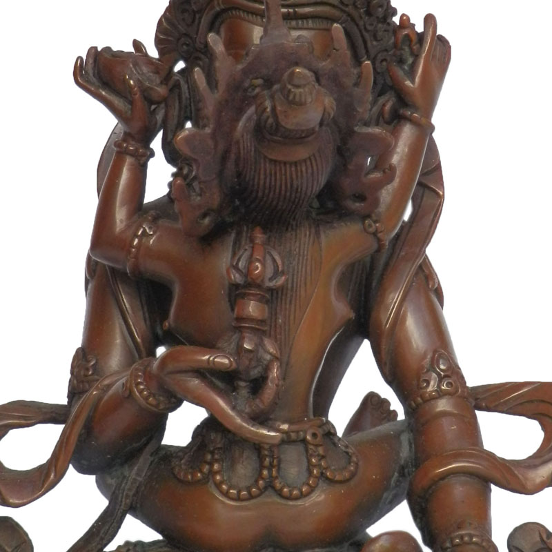 アジアン雑貨　BS-3 ネパール仏像 ヴァジュラサット・シャクティー像