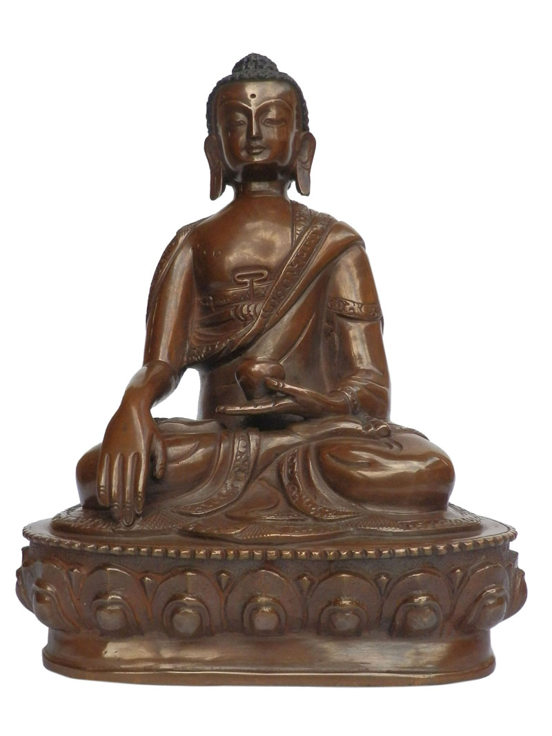アジアン雑貨　BS-5 ネパール仏像(釈迦牟尼仏陀尊像)