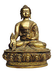 アジアン雑貨　BS-68 ネパール仏像　十一面千手千眼観音菩薩