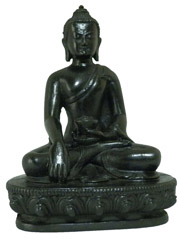 アジアン雑貨　BTS-10　ネパール仏像(釈迦如来像)