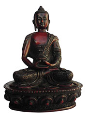 アジアン雑貨　BTS-4　ネパール仏像(釈迦牟尼仏陀尊像)