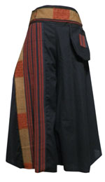 アジアン衣料　SHU-15　コットン・刺繍パンツ