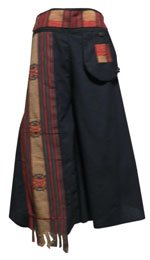 アジアン衣料　SHU-9　コットン・刺繍パンツ
