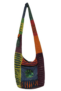 アジアン雑貨 HSB-40 ネパール・コットン・ショルダーバック