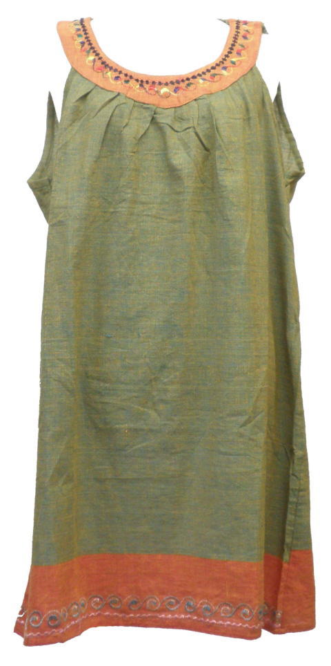 アジアン衣料 NMD-14 ネパール・コットン・ミニワンピース