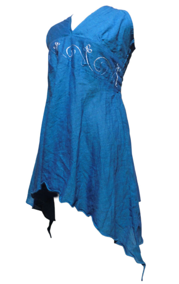 アジアン衣料 NMD-15 ネパール・コットン・ミニワンピース