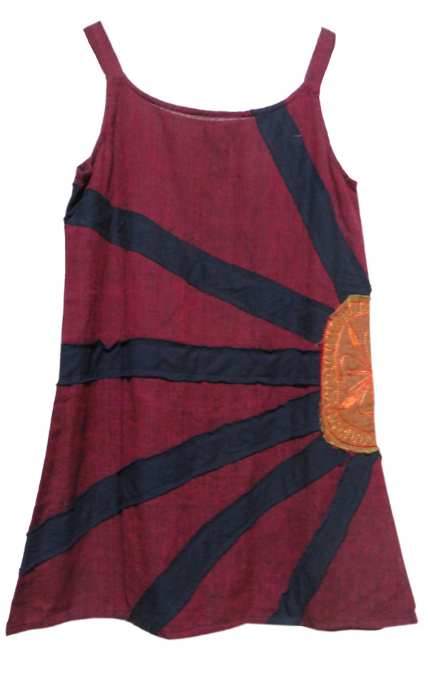 アジアン衣料 NMD-25 ネパール・コットン・ミニワンピース