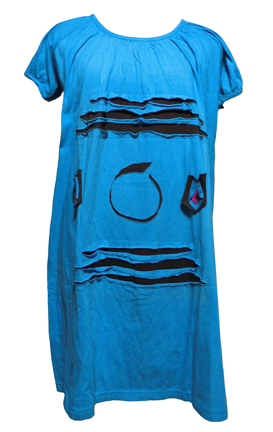 アジアン衣料 NMD-27 ネパール・コットン・ミニワンピース