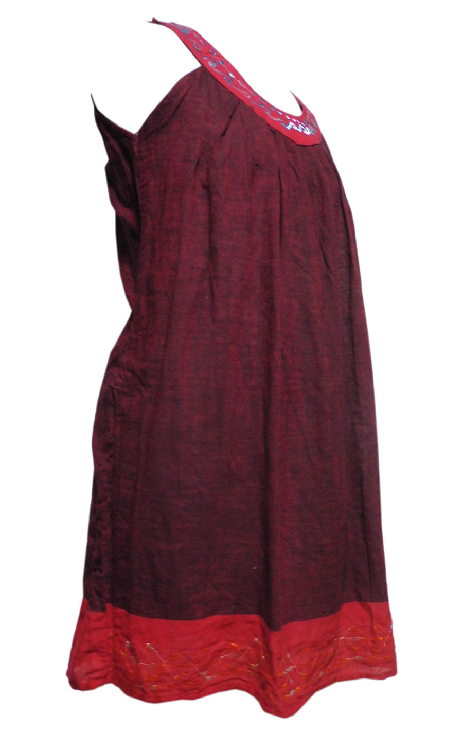 アジアン衣料 NMD-33 ネパール・コットン・ミニワンピース