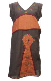 アジアン衣料 NMD-6 ネパール・コットン・ミニワンピース