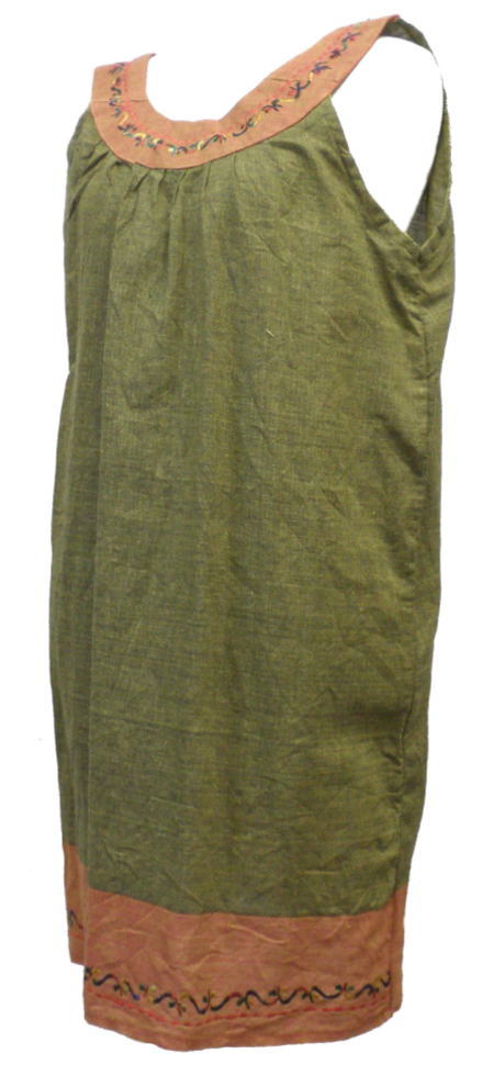 アジアン衣料 NMD-7 ネパール・コットン・ミニワンピース