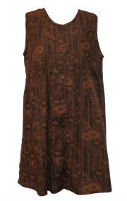 アジアン衣料 NMD-8 ネパール・コットン・ミニワンピース