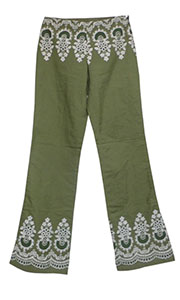 アジアン衣料 NSU-2 ネパール・コットン・刺繍パンツ
