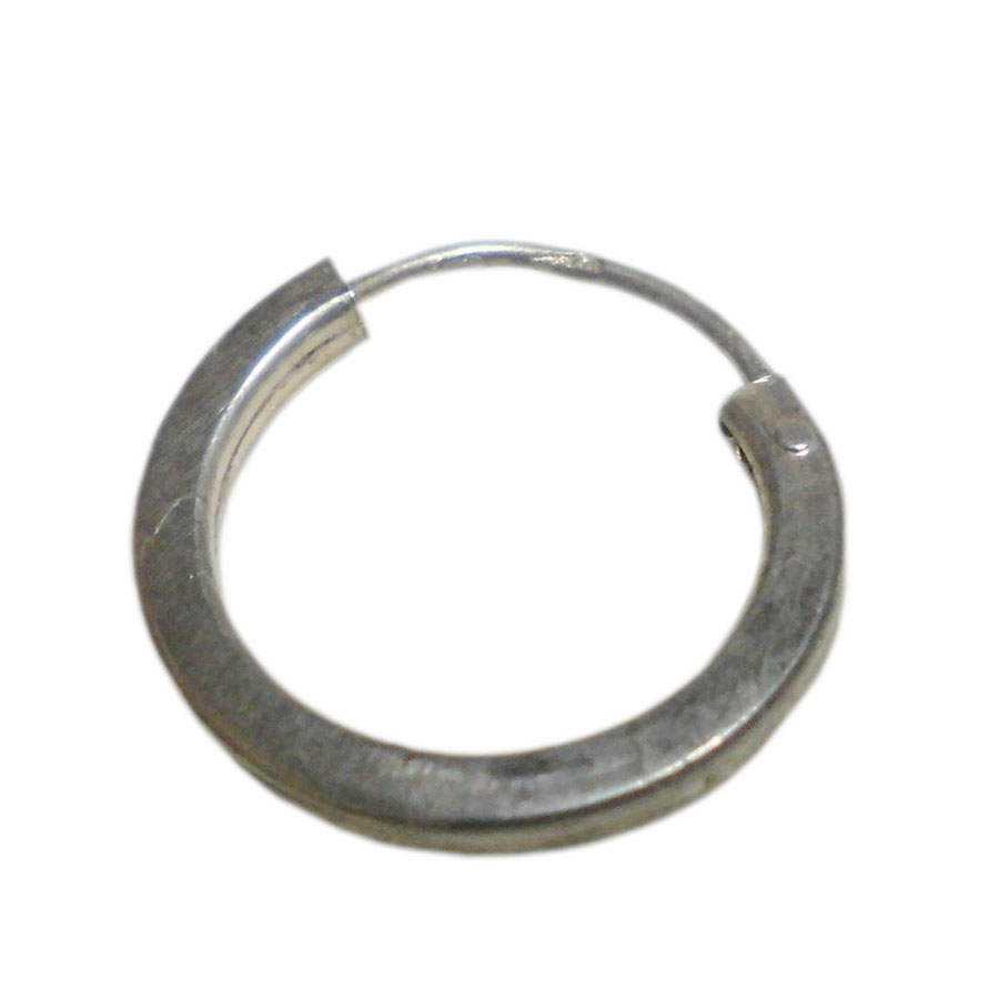 アジアン雑貨 シルバーアクセサリー SS-13 フープ・シルバーピアス 片方