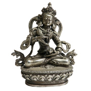 アジアン雑貨　ネパール仏像　シルバー　ヴァジュラサット