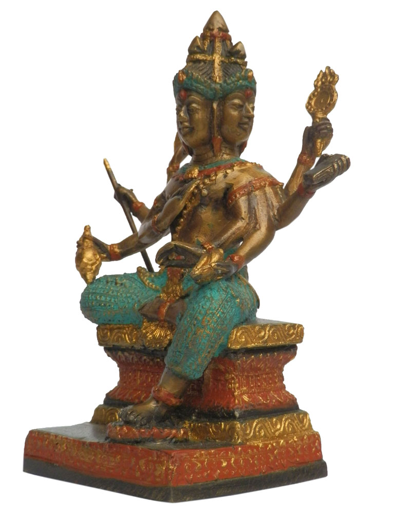 アジアン雑貨 ABS-11 アジアの仏像（タイ ブラフマー神）
