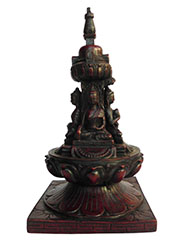 アジアン雑貨　BUTO-7 ネパール仏像 (ストゥーパ)