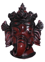 アジアン雑貨 KB-2 ネパール仏像　ガーネシャ壁掛け