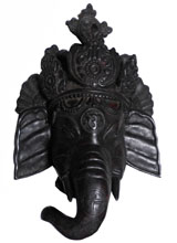 アジアン雑貨 KB-9 ネパール仏像　ガーネシャ壁掛け