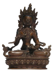 アジアン雑貨　BS-1 ネパール仏像(バジュラサット像)