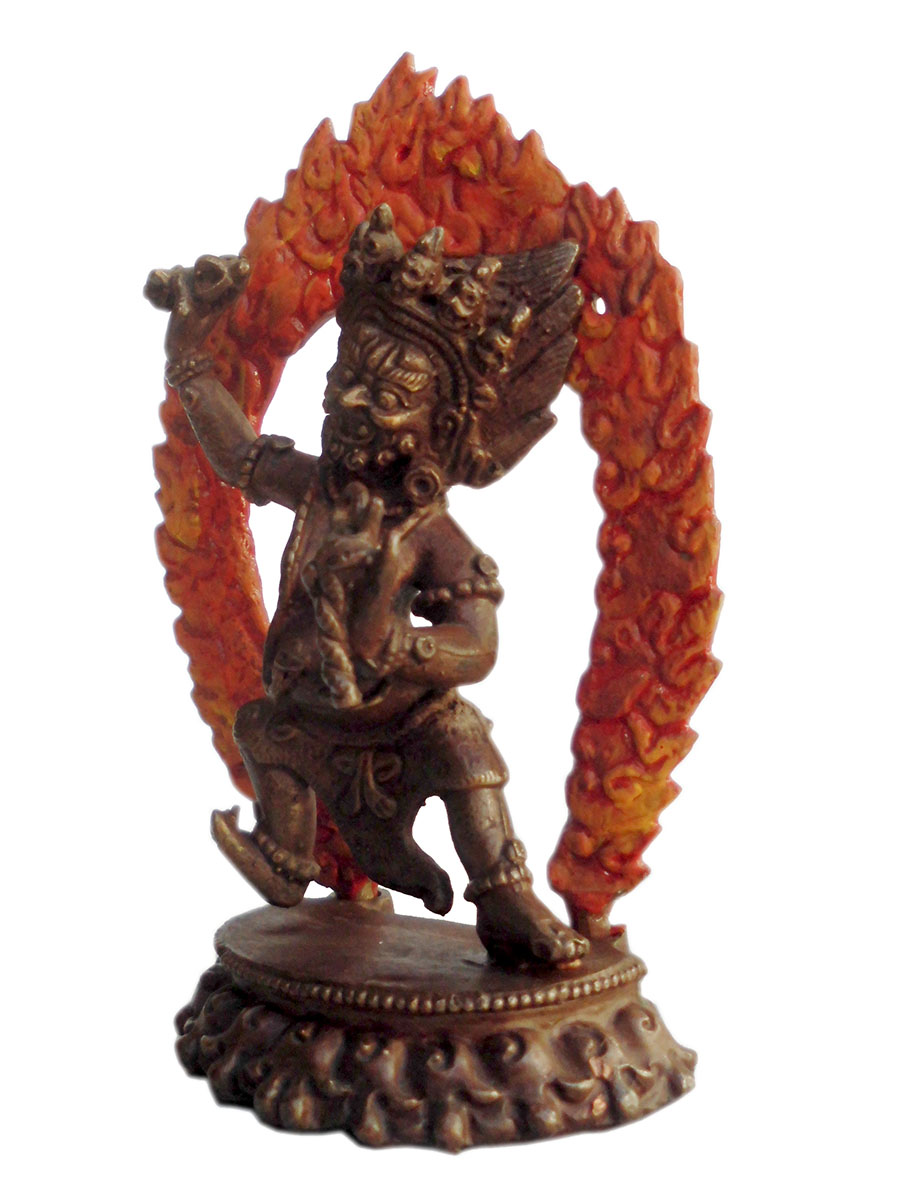 アジアン雑貨　BS-12 ネパール仏像(ヴァジュラ・パーニ)