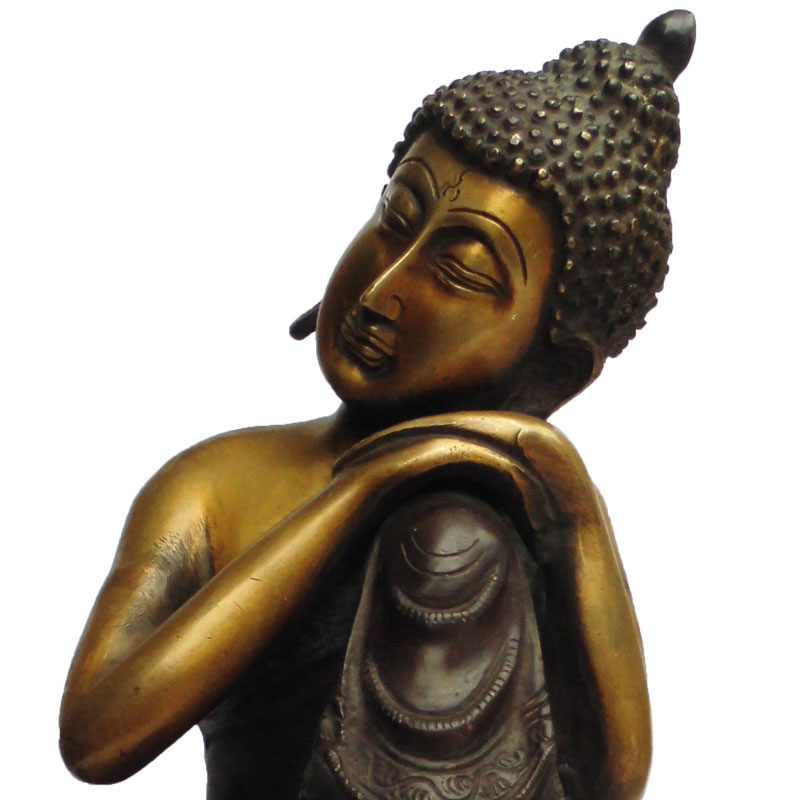 アジアン雑貨　BS-16 ネパール仏像(瞑想ブッタ)