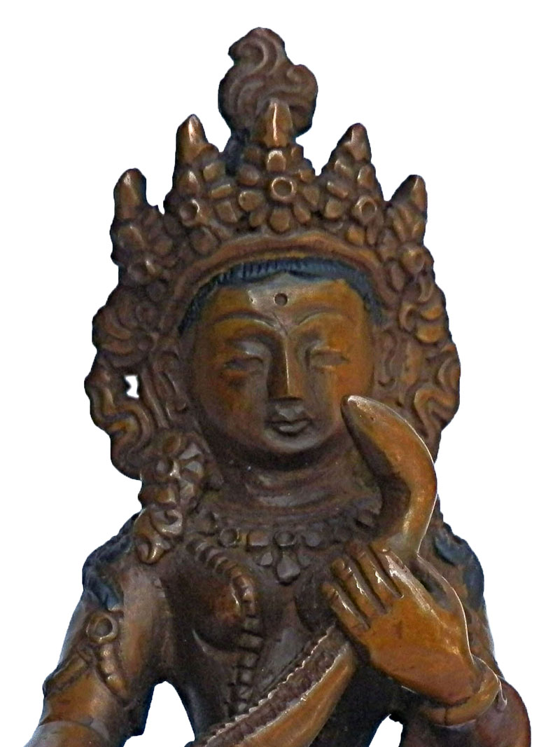 アジアン雑貨　BS-22 ネパール仏像　サラソティー