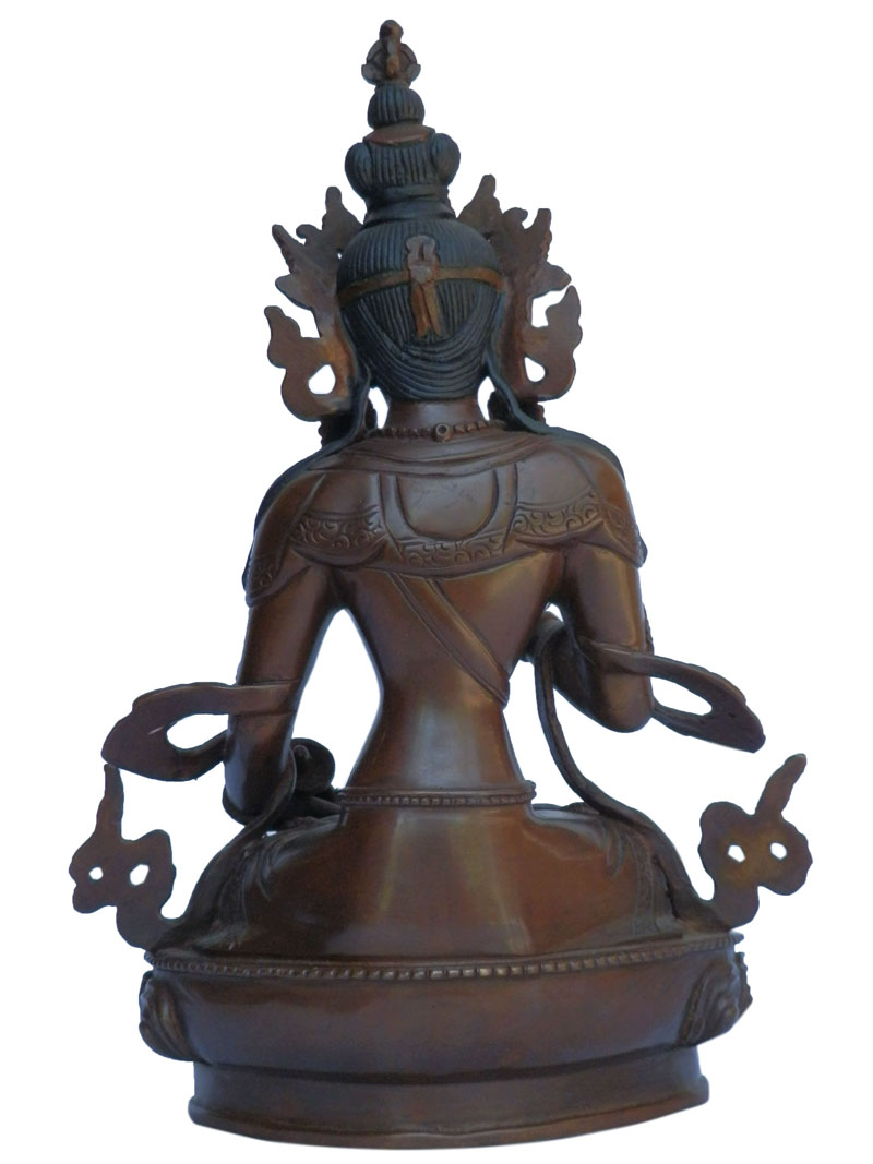 アジアン雑貨　BS-2 ネパール仏像(ヴァジュラサットヴァ)