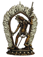 アジアン雑貨　BS-30 ネパール仏像　般若仏母像(プラジュニャーパーラミタ—)