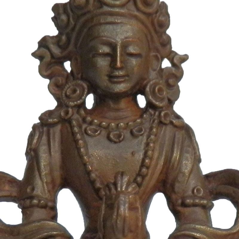 アジアン雑貨　BS-46 ネパール仏像　無量寿菩薩(アミターユス)
