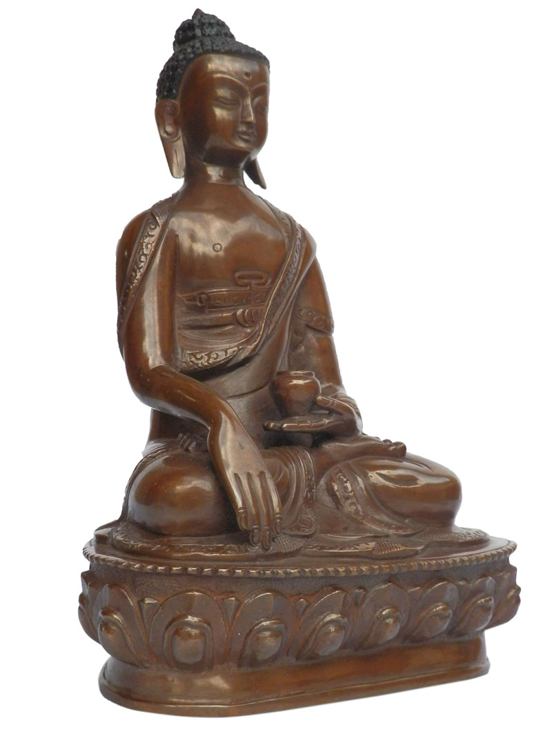 アジアン雑貨　BS-5 ネパール仏像(釈迦牟尼仏陀尊像)