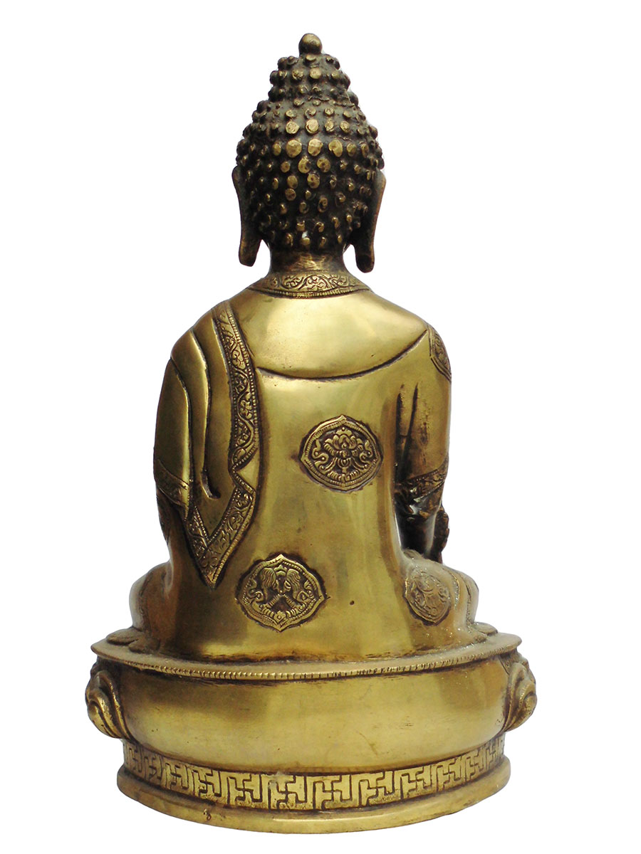 アジアン雑貨　BS-68 ネパール仏像　マンジュシュリー(文殊菩薩像)