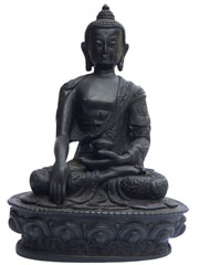 アジアン雑貨　BTS-1　ネパール仏像(釈迦牟尼仏陀尊像)