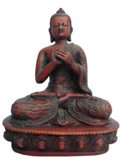 アジアン雑貨　BTS-11　ネパール仏像(ディアニ・ブッタ)