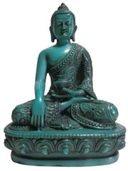 アジアン雑貨　BTS-5　ネパール仏像(釈迦如来像)