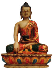 アジアン雑貨　BTS-54　ネパール仏像(ブッタシャクティー)