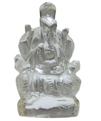 アジアン雑貨　ネパール仏像　CG-1　クリスタル・ガネーシャ像