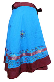 アジアン衣料　NLMS-1 ネパール・コットン・ミニラップスカート