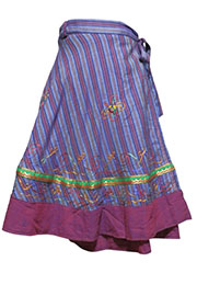 アジアン衣料　NLMS-15 ネパール・コットン・ミニラップスカート