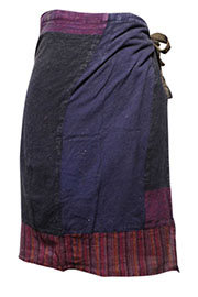 アジアン衣料　NLMS-20 ネパール・コットン・ミニラップスカート