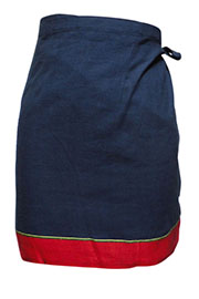 アジアン衣料　NLMS-22 ネパール・コットン・ミニラップスカート
