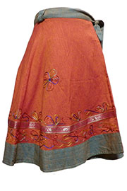 アジアン衣料　NLMS-9 ネパール・コットン・ミニラップスカート