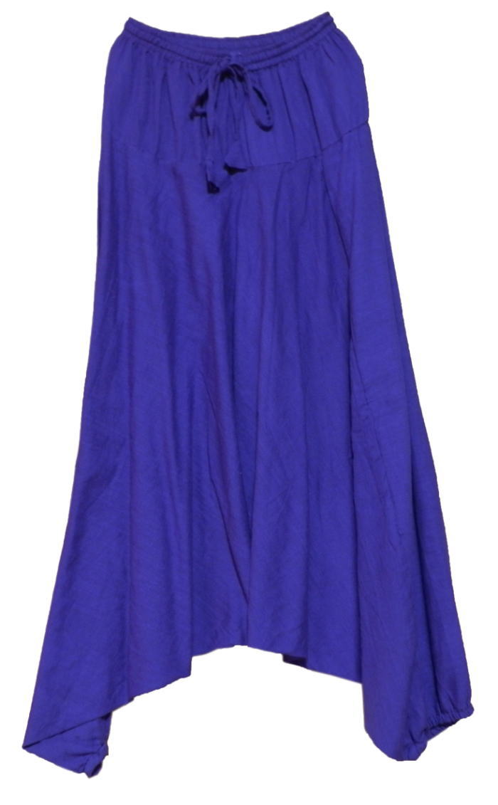 アジアン衣料　ARP-8　コットン・アラビアン・パンツ(紫色)