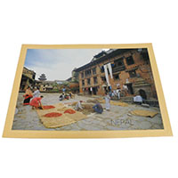 アジアン雑貨 NTE-7 ネパール・ポストカード(お寺)