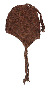 アジアン衣料 SNH-16 ネパール・シルク耳あて付き帽子