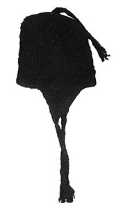 アジアン衣料 SNH-17 ネパール・シルク耳あて付き帽子